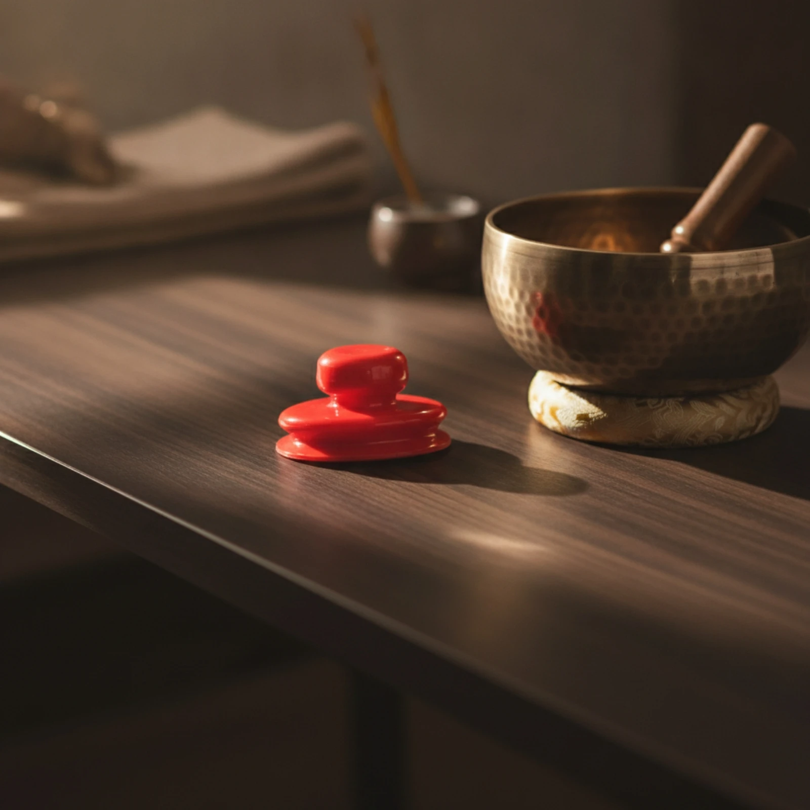 Singing Bowl Lifter with Suction Base Rubber Singing Bowl Suction Holder Sleek Compact for Sound Bath Sessions, Meditation