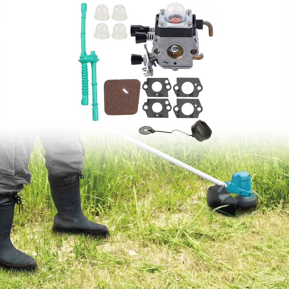 

Для FS38 FS45 FS46 FS46C FS55 FS55R KM55 KM55R FS85 Триммер для газона с воздушным топливным фильтром Прокладка косилки Карбюратор