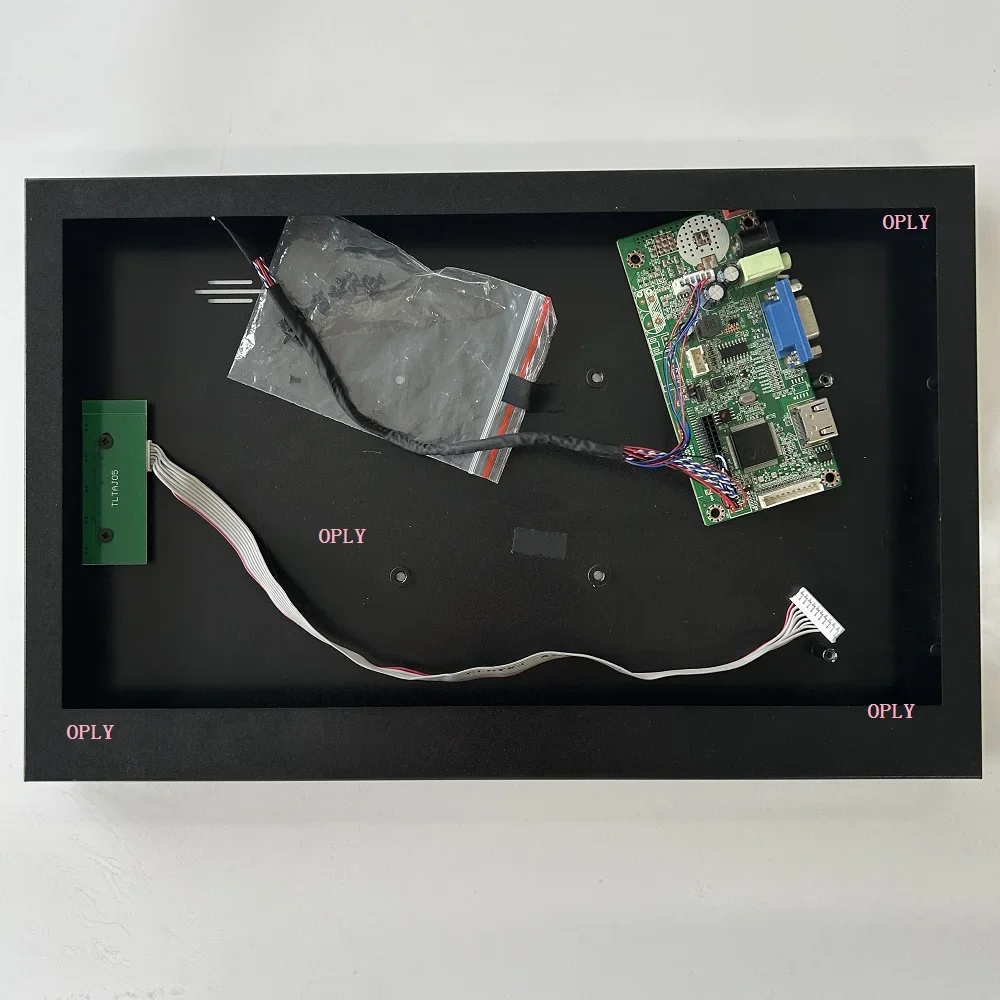 

metal case back cover with 58C controller board HDMI-compatible VGA LVDS for LTN156AT02 LTN156AT05 15.6" 1366×768 LED LCD screen