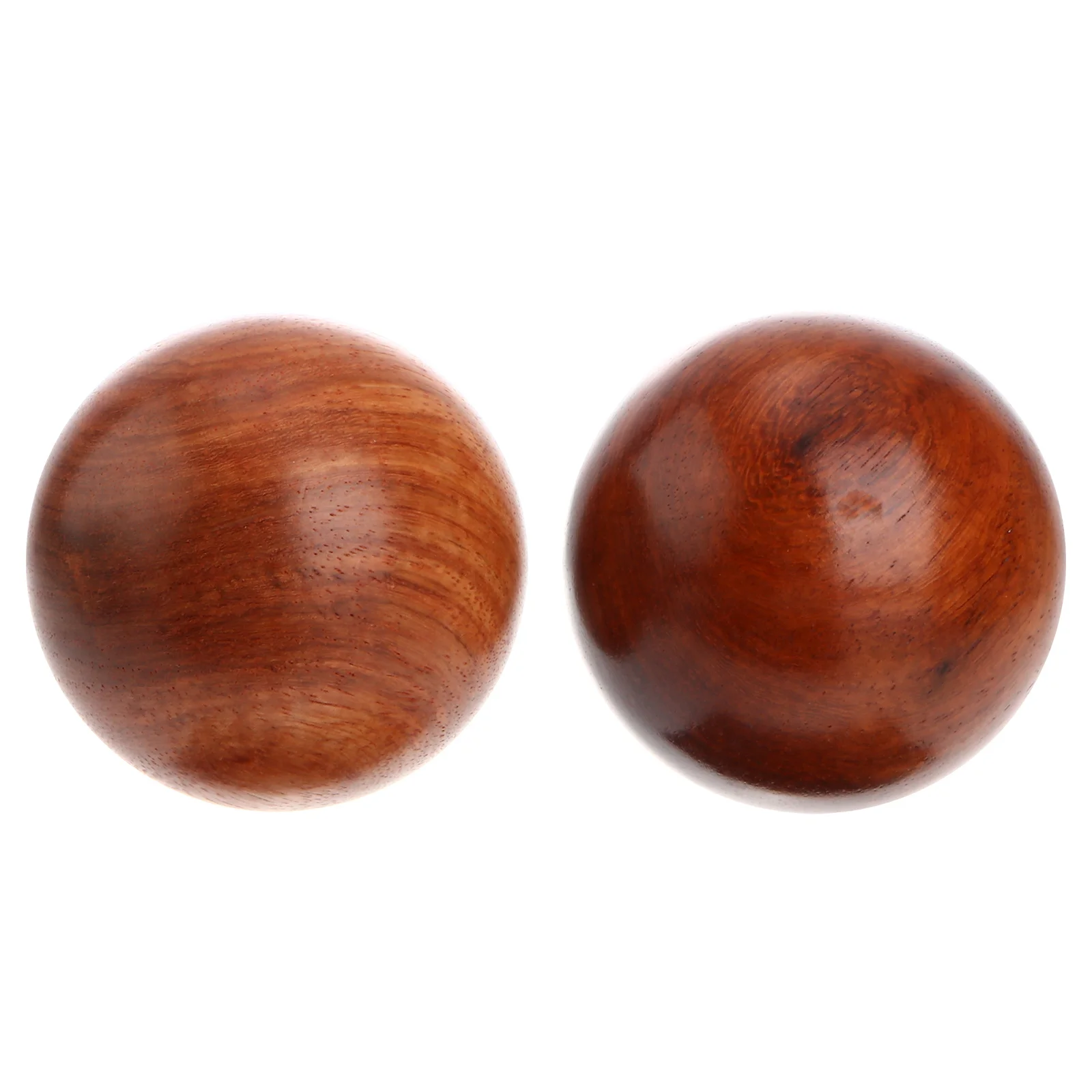 2 Pcs Massage Handball Rolling Massagers Wood Training Acupoint Muscle Stretch Wooden Balls