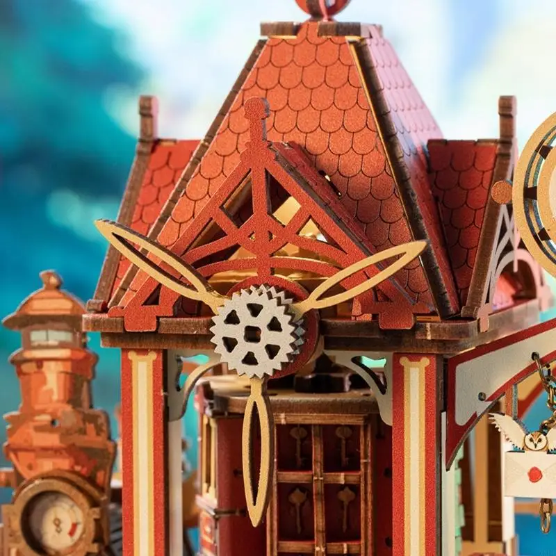 XXFE Wooden Building Puzzle for Model-Making and Three-Dimensional Display