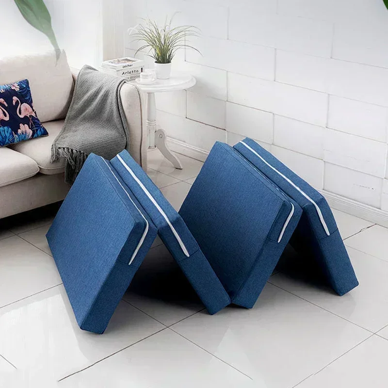 Foldable sponge mattress, single bed furniture, memory sponge, comfortable and soft, office lunch break, simple tatami, yoga mat