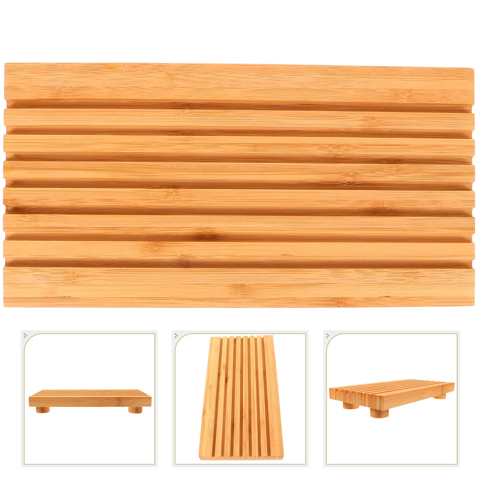 

Bamboo Sushi Plate Premium Eco Friendly Serving Tray for Sushi Sashimi Dessert Fruit Nuts Snacks Restaurant Home Party