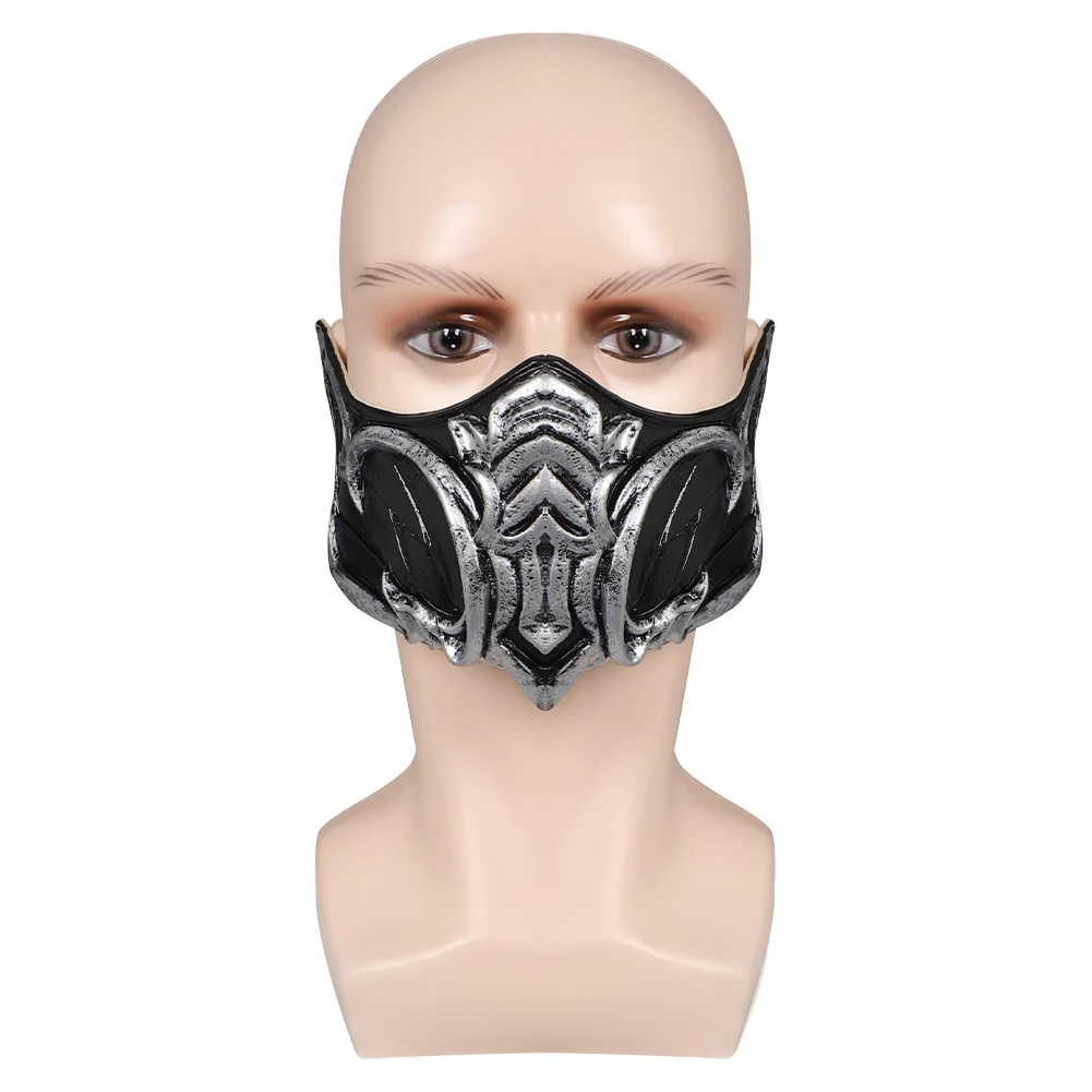 Game Mortal Cos Kombat Sub Zero Roleplay Adult Men Cosplay Fantasia Halloween Disguise Top Pants Mask Costume Outfits