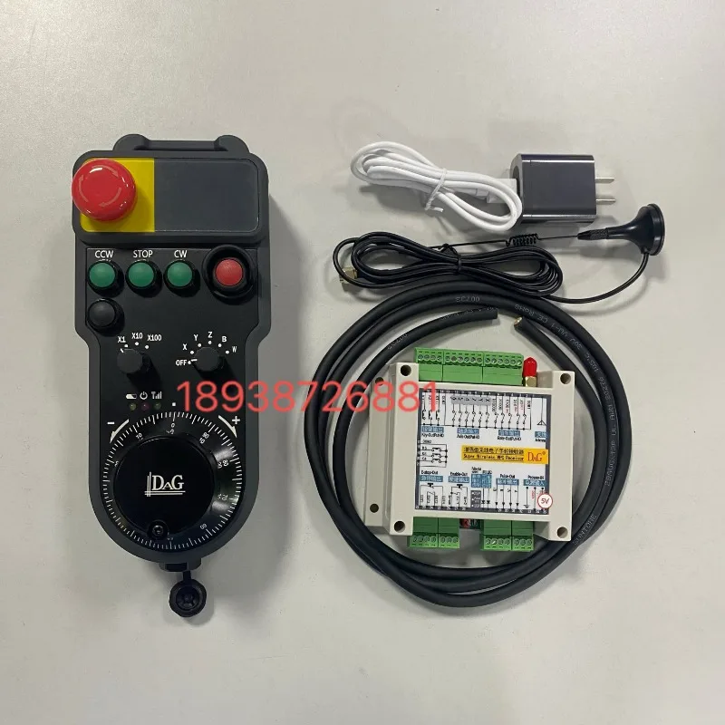 New wireless handwheel multi-function enhanced with emergency stop start custom function button supports custom HBL series 1PCS