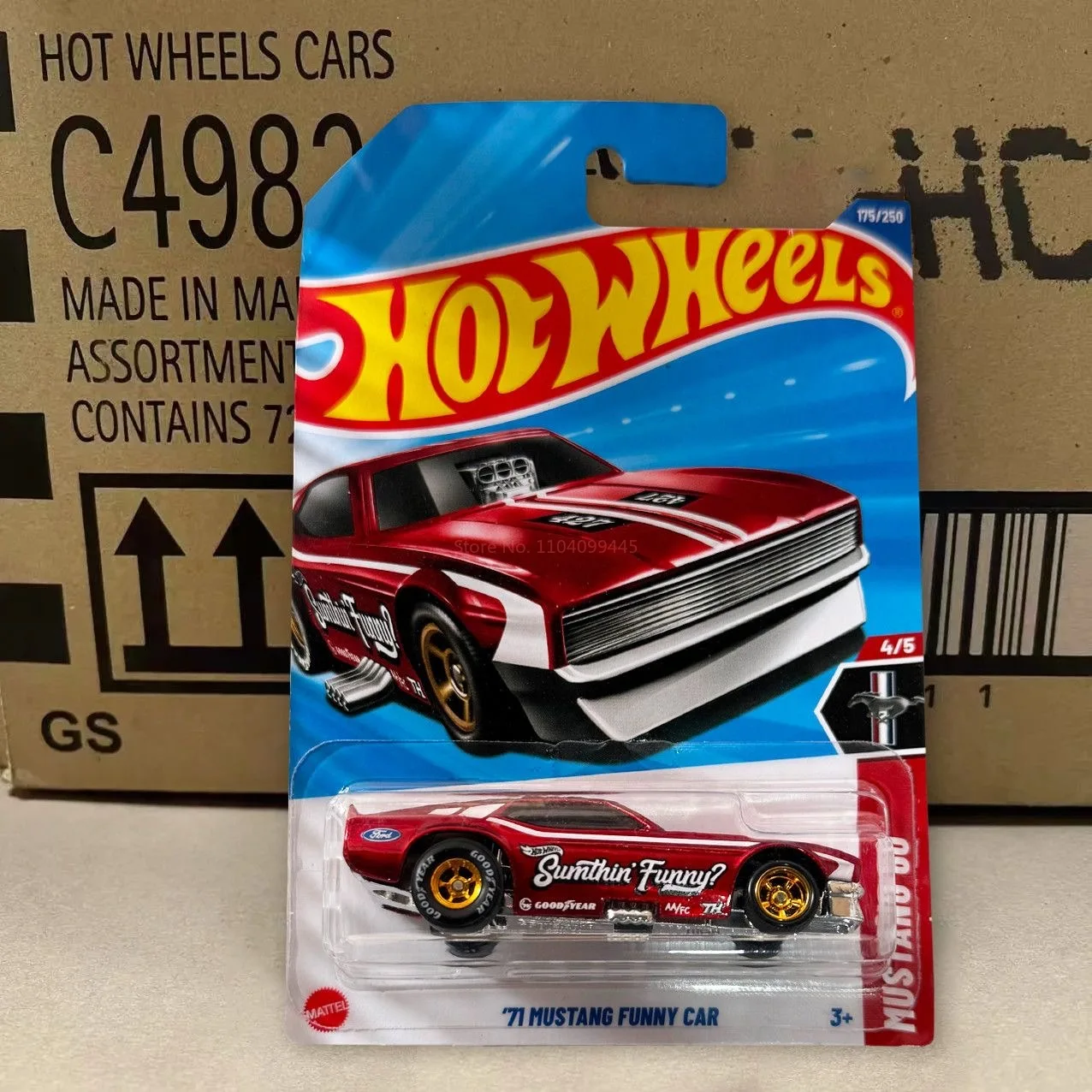 الأصلي الساخن عجلات TH نموذج سيارة سوبر الكنز هانت 71 موستانج مضحك سيارة محدودة تحصيل نموذج غرفة حلية الصبي لعبة هدية #6