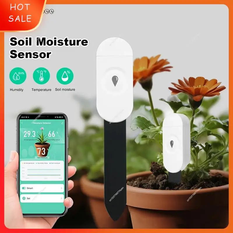 زيجبي مستشعر رطوبة التربة حديقة جهاز قياس درجة الحرارة والرطوبة أتمتة كاشف الري للمنزل مساعد Z2M A62X