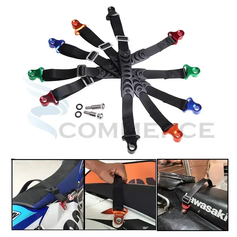 

Universal Motorcycle Seat Rescue Belt C1 Trailer Strap for Off Road Endurance Bikes Honda Yamaha Kawasaki Suzuki Dirt Bikes