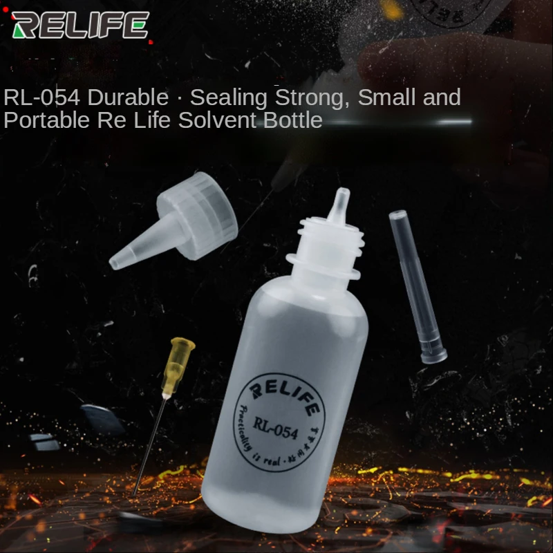 RL-054 50ML Squeeze Solvent Bottle With Needle Alcohol Bottle Washing Plate Water Bottle Plastic Bottle Tip Mouth Empty Bottle