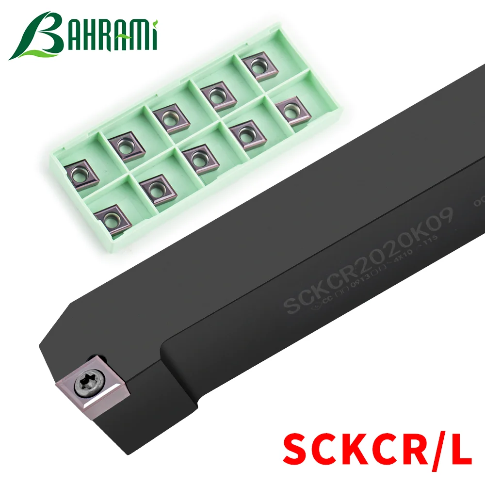JT External Turning Tool Holder SCKCR/L SCKCR1212H09 SCKCR2020K12 Carbide Inserts CCMT Lathe Cutting Tools