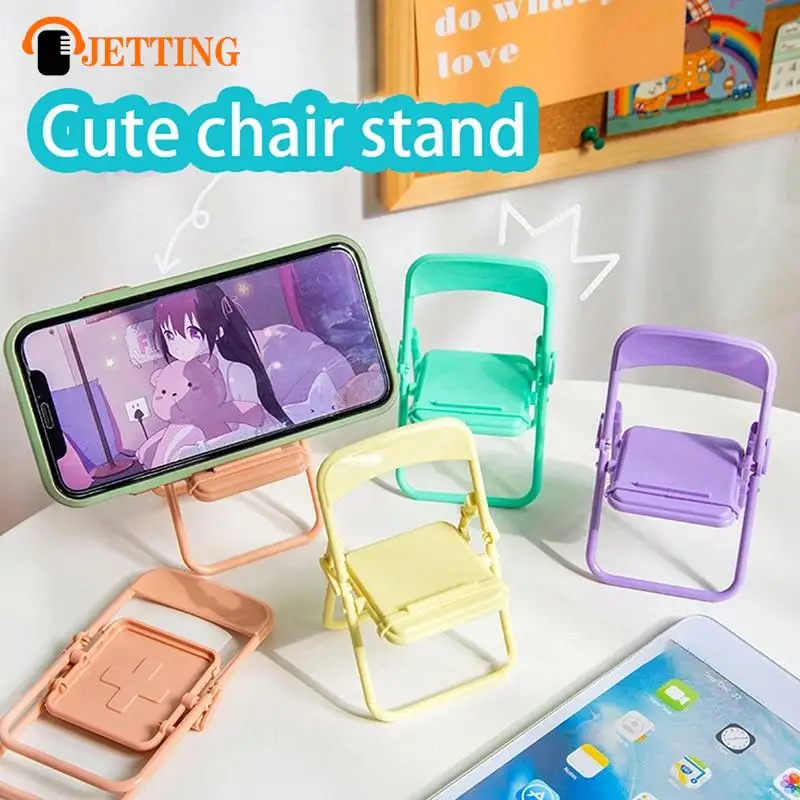 NEW Cute Mobile Phone Holder Foldable Desktop Cellphone Bracket for IPhone 13 12 Samsung Xiaomi Honour Stand Holder