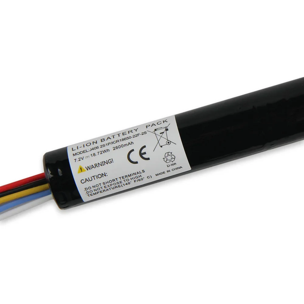 J406 ICR18650NH-2S Replacement Battery For B&O BeoPlay A2 / A2 Active BeoLit 15 17 Portable Bluetooth Speaker Batteries 2600mAh