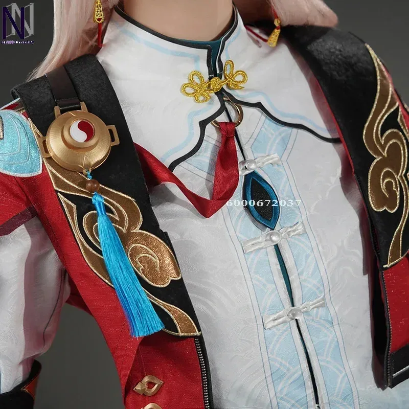 Honkai Star Rail juego Jiaoqiu Cosplay disfraz peluca uniforme sombreros Xianzhou Foxian Yaoqing Feixiao conjunto de fiesta de Halloween gran oferta