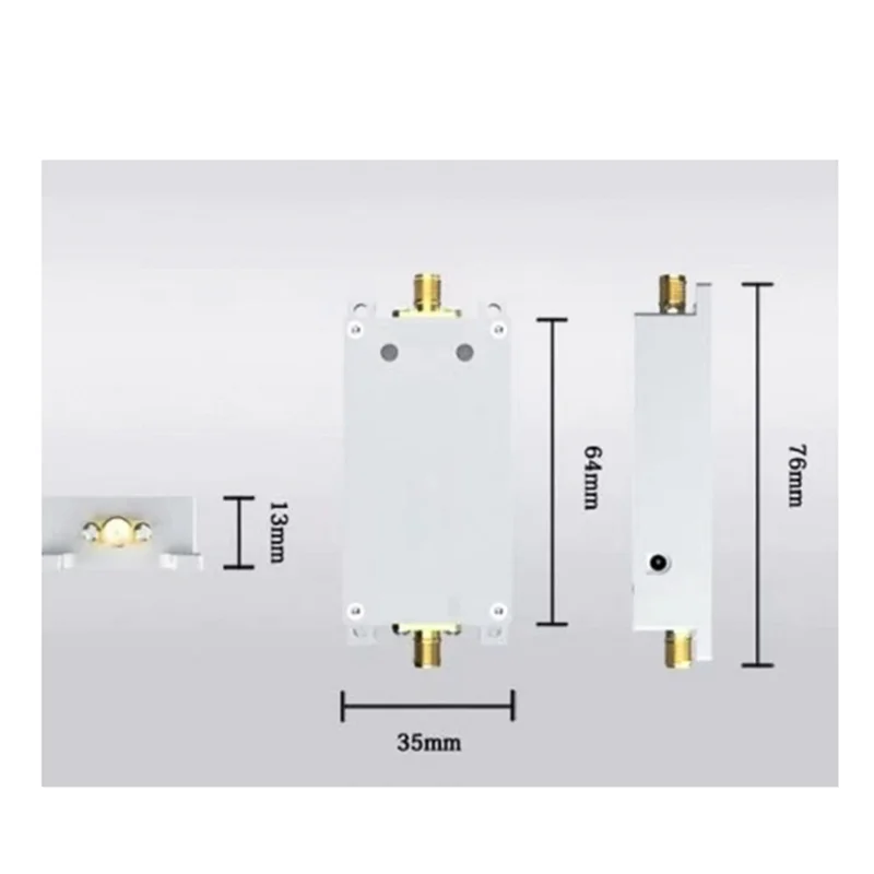 

B68C RF 2.4Ghz 4W 36Dbm Biodirectional Amplifier Wifi Booster Module RF Extender Drone Signal Parts Adaptor US Plug Easy To Use