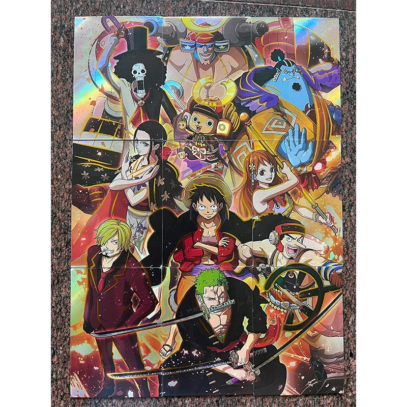 Huangshi One Piece Puzzle-Cr-Sp-Ur Series Anime Characters Nefertari D Vivi Cartoon Toys Collection Card Christmas Birthday Gift