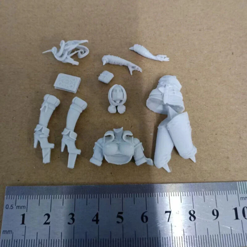 Magical Girl Full Resin Figure 1/24 Scale 75mm Assemble Miniatures Model Unassembled and Unpainted Toys Garage Kit