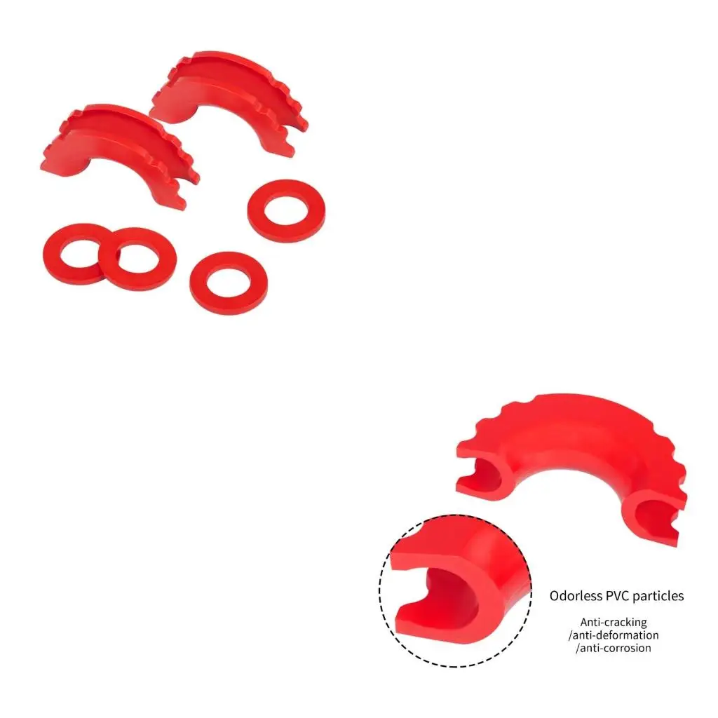 XA6H Shackle Isolators Washers set  Rubber Shackle Isolators with 4 Washers Durable