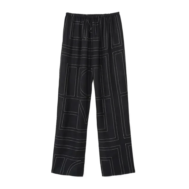 black trousers