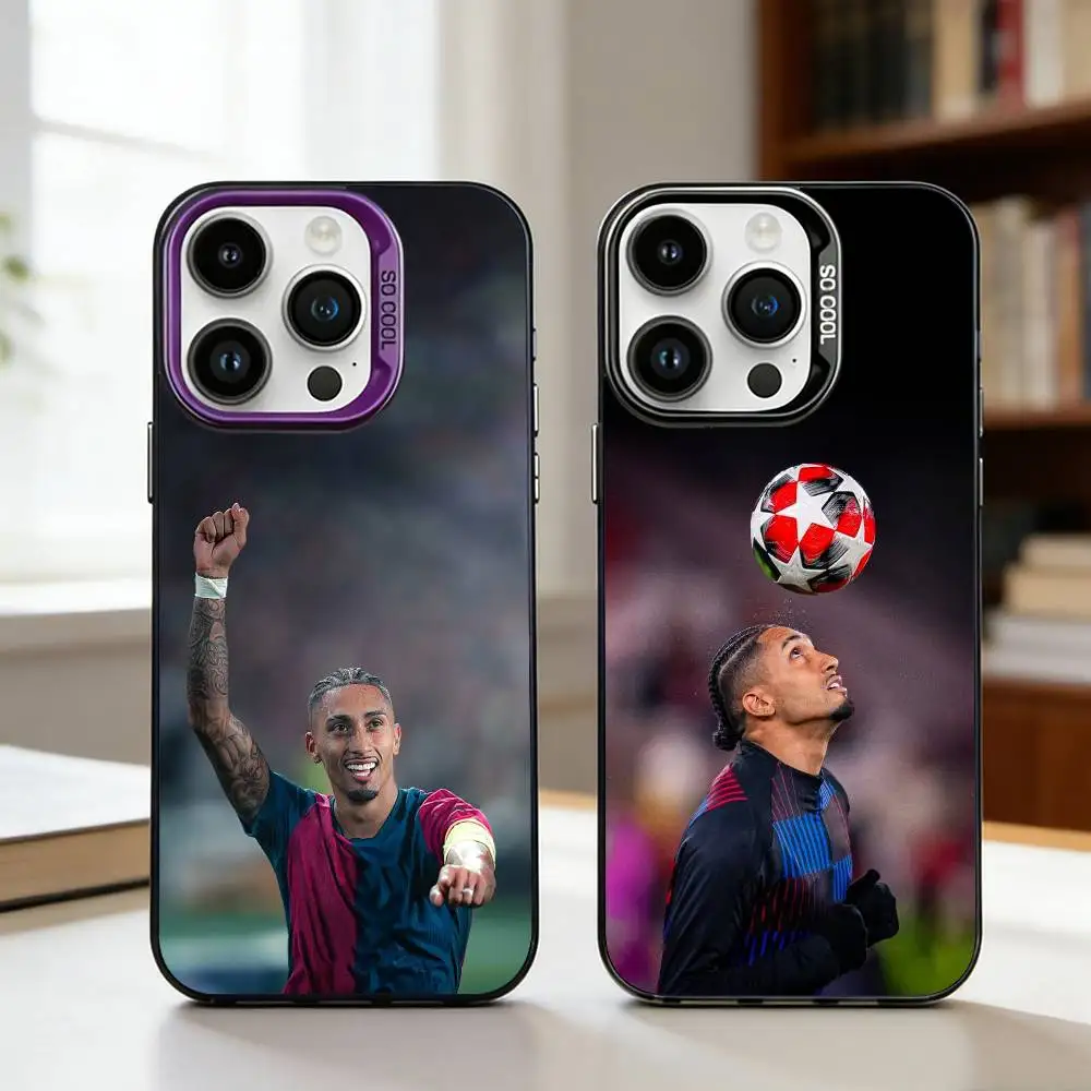 

Brazil R-Raphinhas 11 Phone Case For iPhone17,16,15,14,13,12,11,Pro,MAX Gray Matte Silicone Black Cover