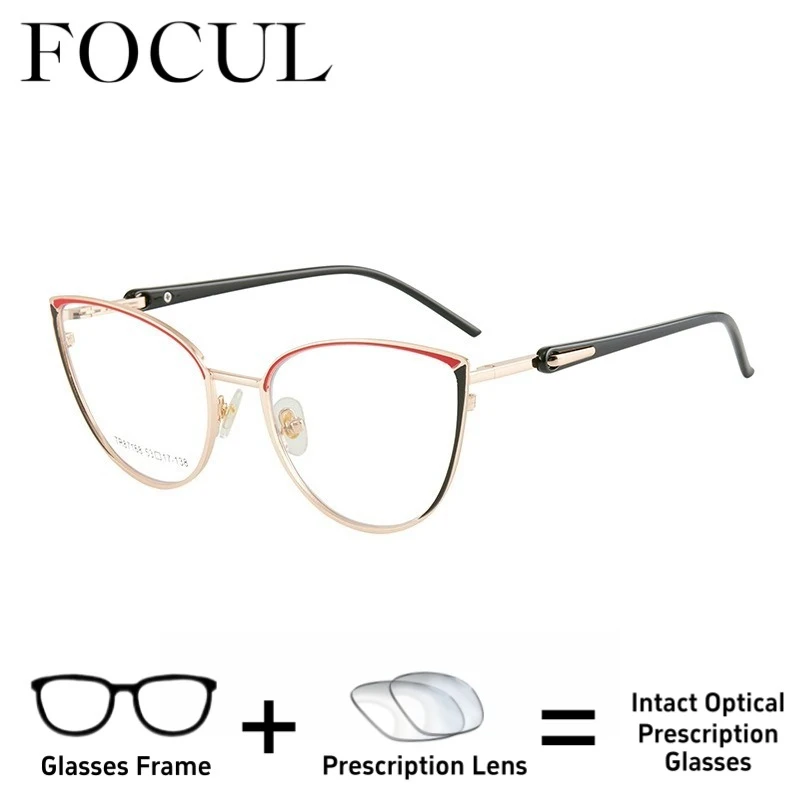 

FOCUL Customization Prescription Optical Eyewear Photochromic Myopia Eyeglasses Minimalist Anti Blue Light Progressive Glasses