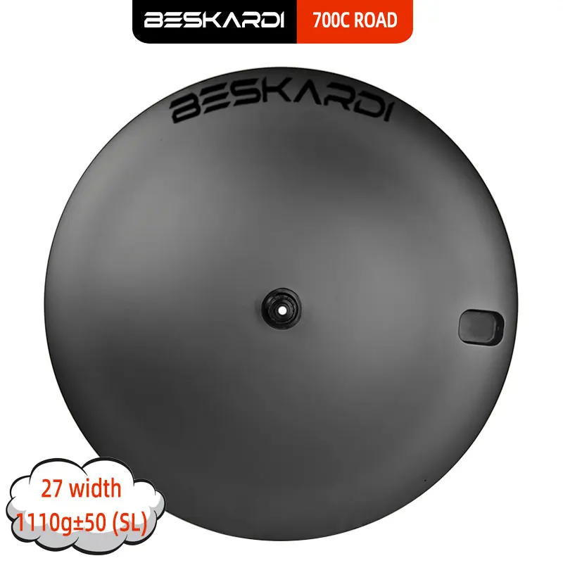 700C Szosowy rower szutrowy Pełne koło tarczowe Koła karbonowe Super lekkie, bezdętkowe 1110g TT Szerokość prędkości 27 mm Blokada środkowa obrotów Beskardi