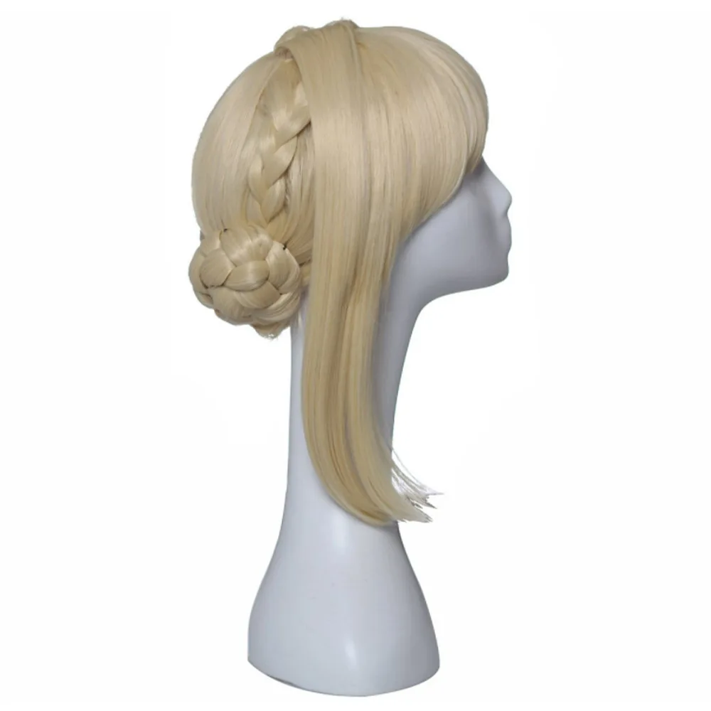 Violet Evergarden Pruikfabriek, Viola Evert Garden, Violet Cosplay Pruik