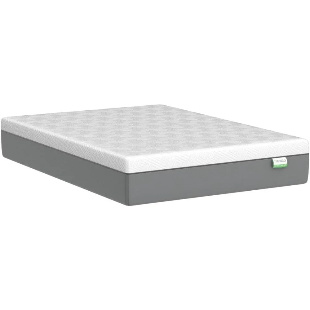 12 Inch Gel Memory Foam Full Size Mattress for Cool Night  Pressure Relief, Medium Plush Feel with Motion Isolating