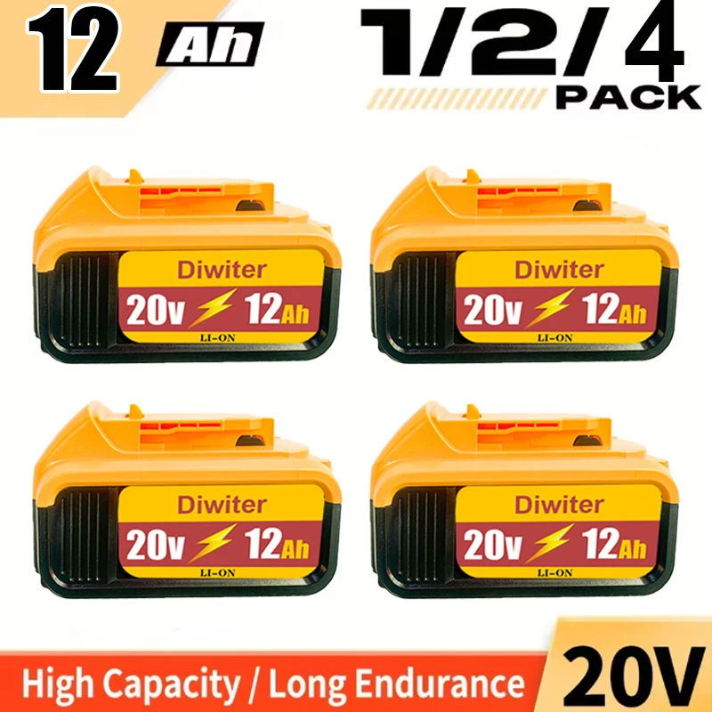 GOOD FOR DEWALT 20V battery, dewalt power tool DCB606, DCB205，DCB206，DCBGene，DCB200 MAX，20V，60V， 6AH