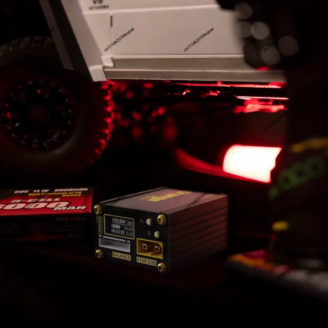 OrangeRC model battery XT60 to 100W full protocol fast charging RC/crossover discharge device