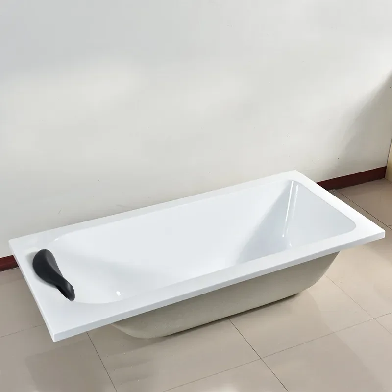 for Embedded Bathtub Inlay Built-in Drop In Tub Against Wall for Ordinary Household Use