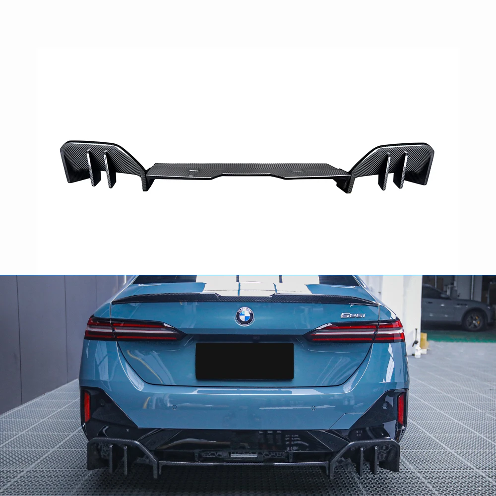 

OEM Design G60 Dry Carbon Fiber 3K Twill Car Rear Bumper Diffuser Lip Accessory for bmws 5 Series G60 2024 Up Condition New