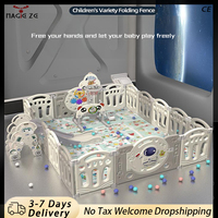 baby fence Playpen Children Baby Playpens Foldable Baby Park Baby Playground Park Baby Playground with DlY Configurable Panels