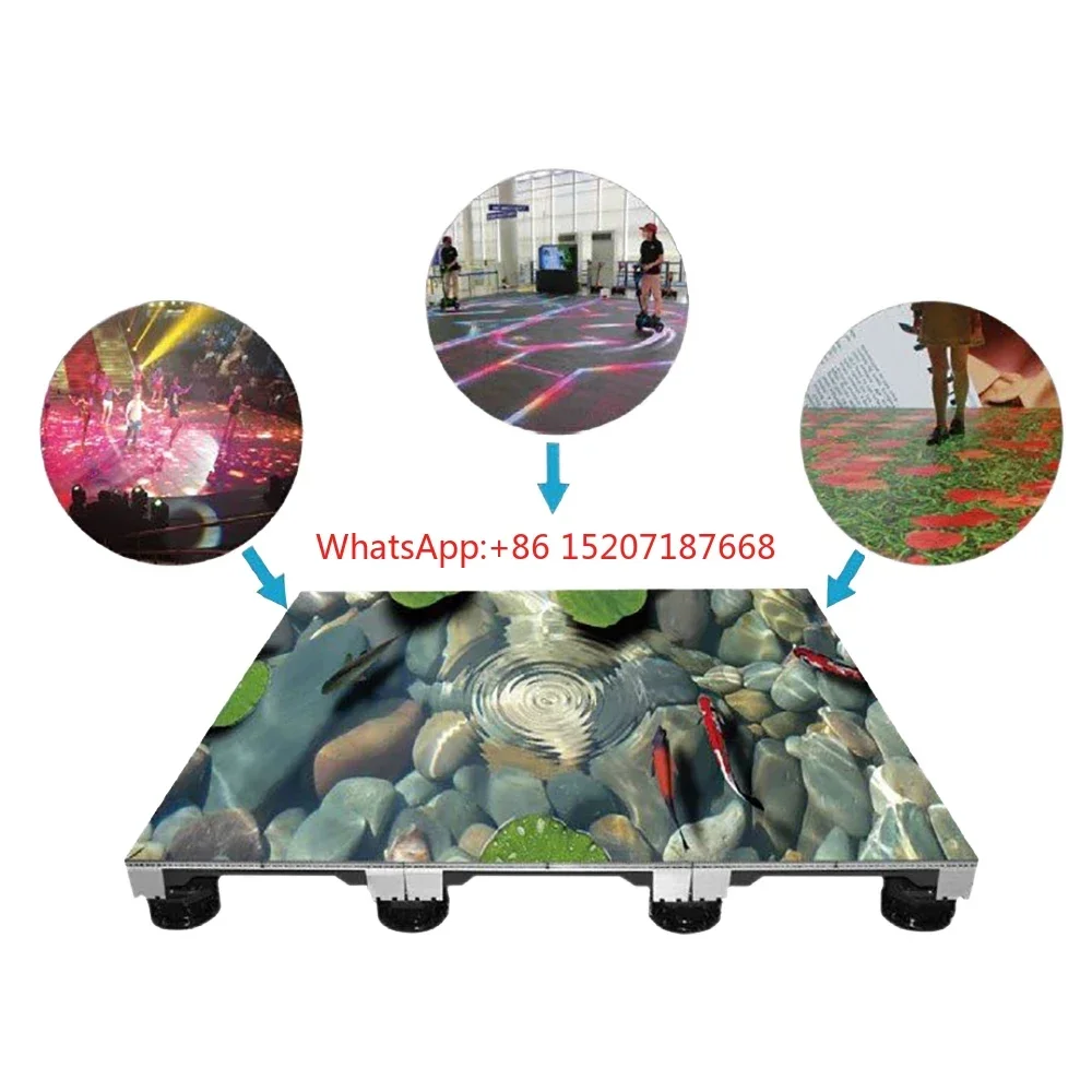 Led Video wall Led Dance Floor display P3.91 Display Screen Portable Disco Dj Interactive Video Led Dance Floor