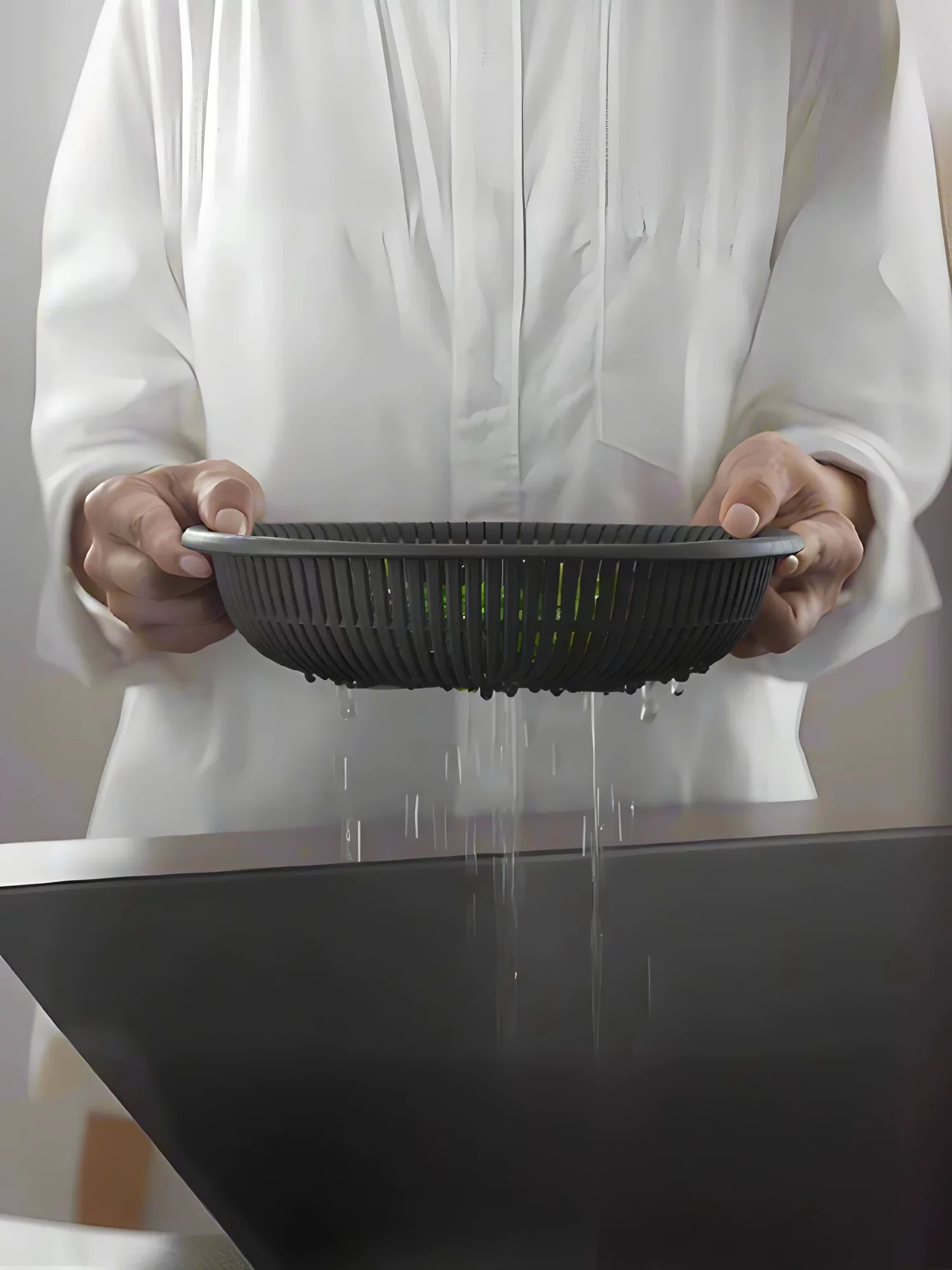 

Japanese imported three-layer draining basket household dishwashing basin, can be put into the microwave oven