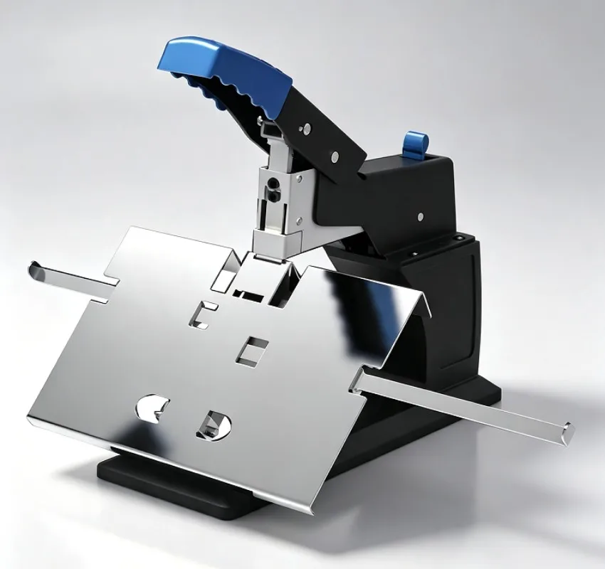 SH-03 Heavy Duty Manual Stapler, Flat & Saddle Stitching 2-in-1 for A3/A4 Documents, 60-Sheet Capacity