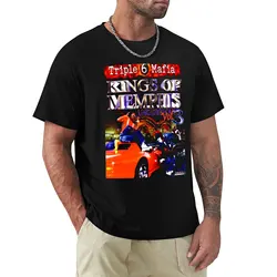 Three Six Mafia T-Shirt new edition t shirt Anime t-shirt mens long sleeve t shirts