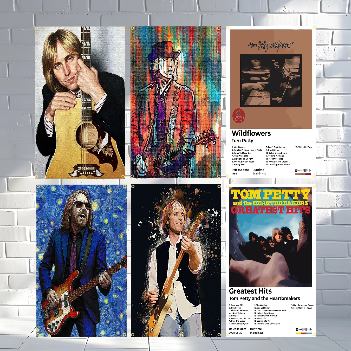 90x150cm Heavy Rock Band-Tom Pettys T-the heartbreakers Flag Polyester Digital Printing Banner for Bedroom Wall Art Tapestry