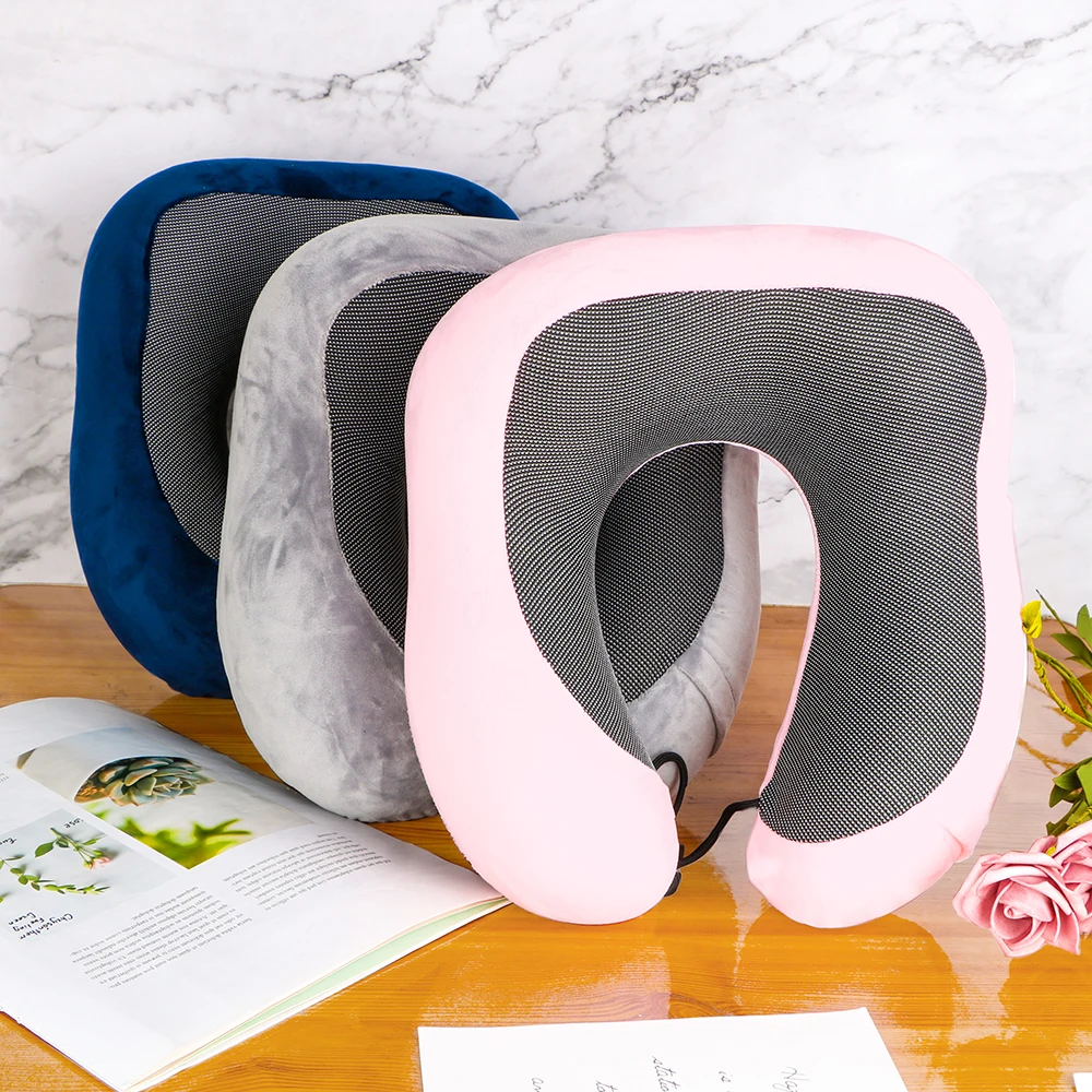 Reise Gesundheits wesen Hals Hals Hals Flugzeug Kissen Nacken kissen U-förmigen Memory Foam weichen Reise kissen