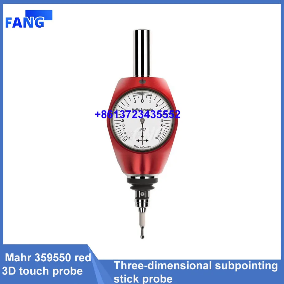 Latest Germany Hoffman CNC 3D Edge Finder Pointer Type Mahr 359550 Red 3D Touch Probe Three-Dimensional Subpointing Stick Probe