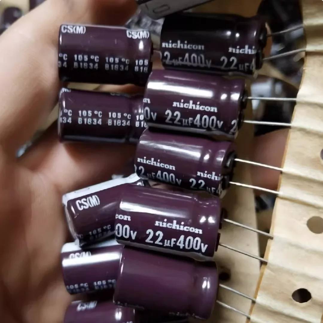 Imported Nichicon discrete Nichicon capacitor 400v22uf high frequency low impedance CS series 13x20mm