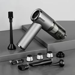 Xiaomi Youpin Araba Elektrikli Süpürge Mini Kablosuz Güçlü El Taşınabilir Temizleme Makinesi Darbe Araba Ofis Ev Aletleri Mi