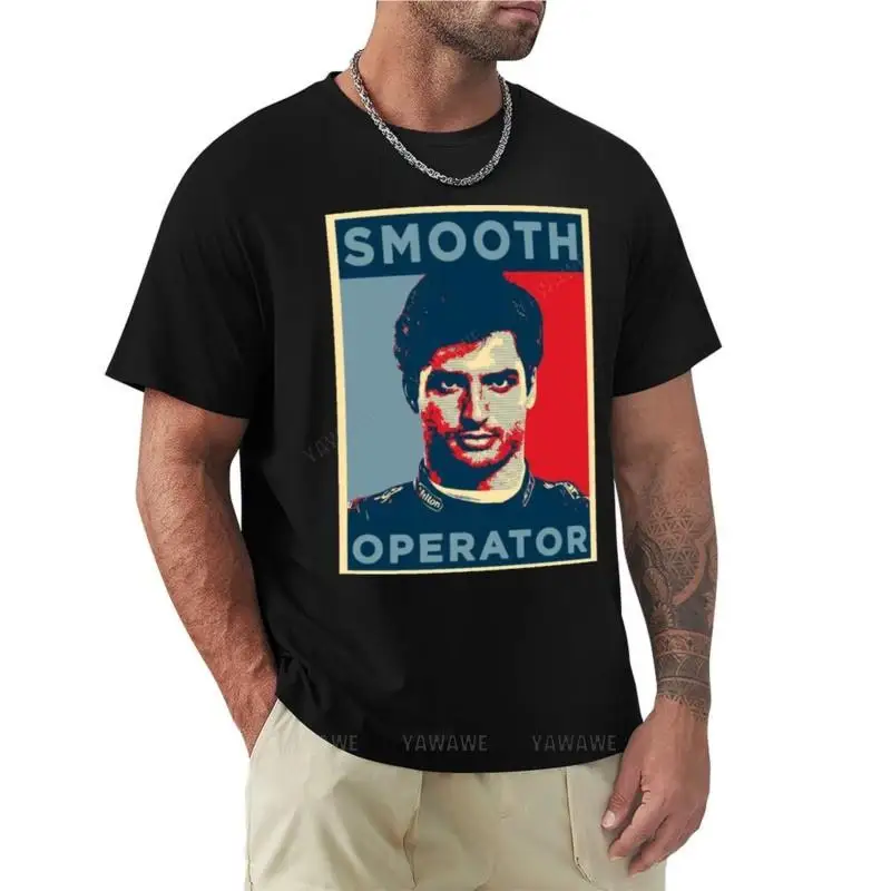 

Carlos Sainz Smooth Operator T-Shirt Oversized t-shirt graphic t shirts o neck t-shirt tshirts for men brand tee-shirt