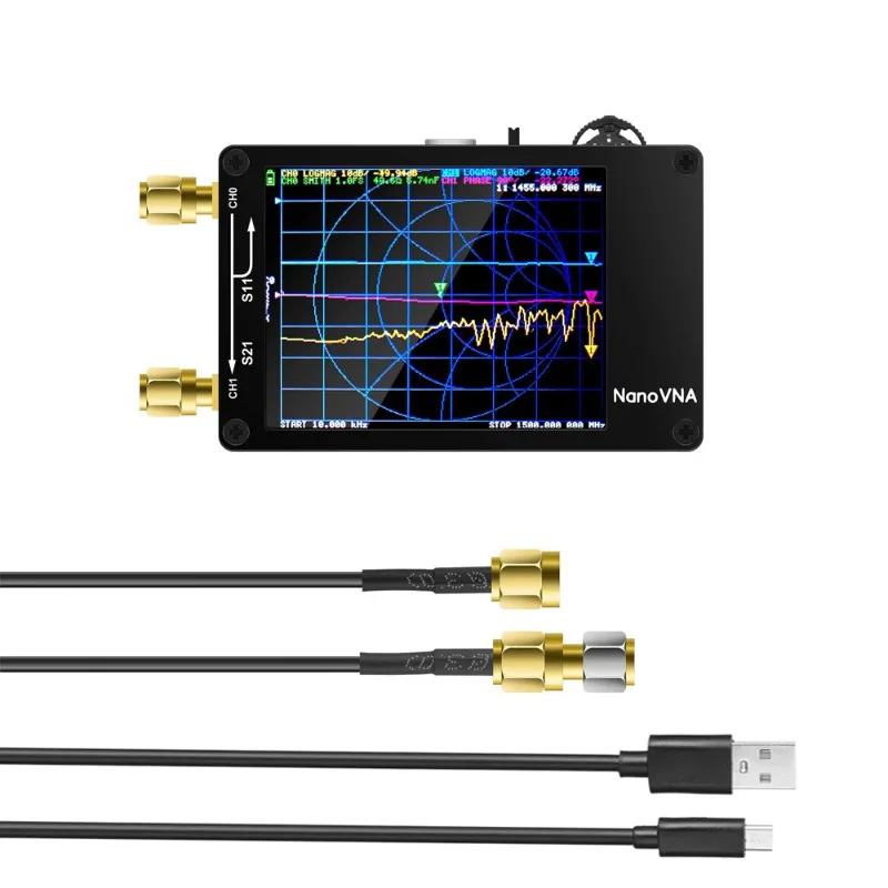 2.8-inch Vector Network Analyzer VNano VNA Supports 50KHz ~ 900KHz Antenna Network Analyzer