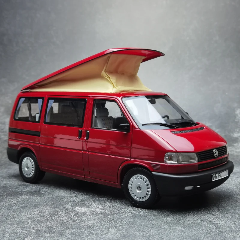 Schuco 1:18 VW T4b Westfalia Camper travel van Alloy car model static display birthday gifts for elders to collect