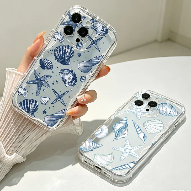 Marine Whale Shell Case For VIVO V70 FE V60 V50 V40 Lite V30 V30E V29E V27E V25E V23E V21E V27 V25 V23 Y05 Y31 Y400 Pro Y31D