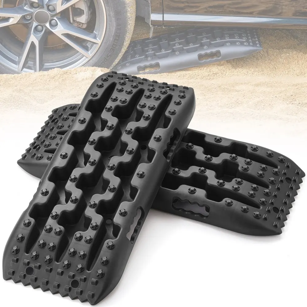 VEVOR 10TON Traction Boards with PP Material Recovery Boards for Off-road Vehicles/Cars/Pickups/SUVs/RVs Pair Tire Traction Mats