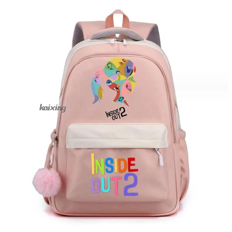 

MINISO New Inside Out2 Backpack Teenage Girl Student Back To School Schoolbag Anime Bookbag Bag Girl Boy Rucksack Knapsack