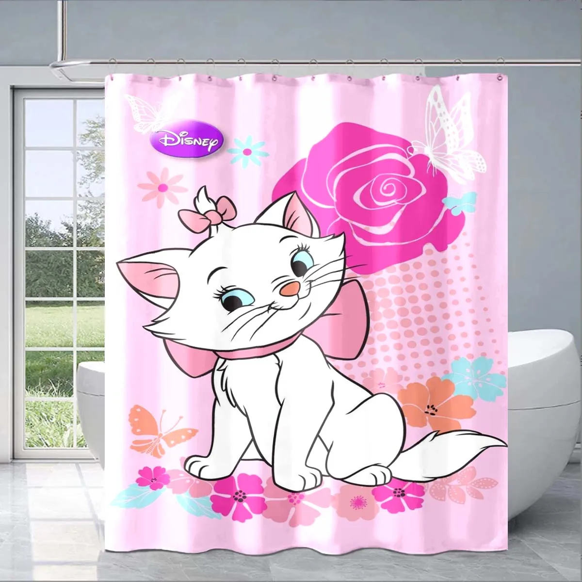 Cartoon Anime Mary Cat Girl Shureta Cute Cartoon Disney Pattern Shureta Children's Bathroom Fashion Decoration Children's Gift