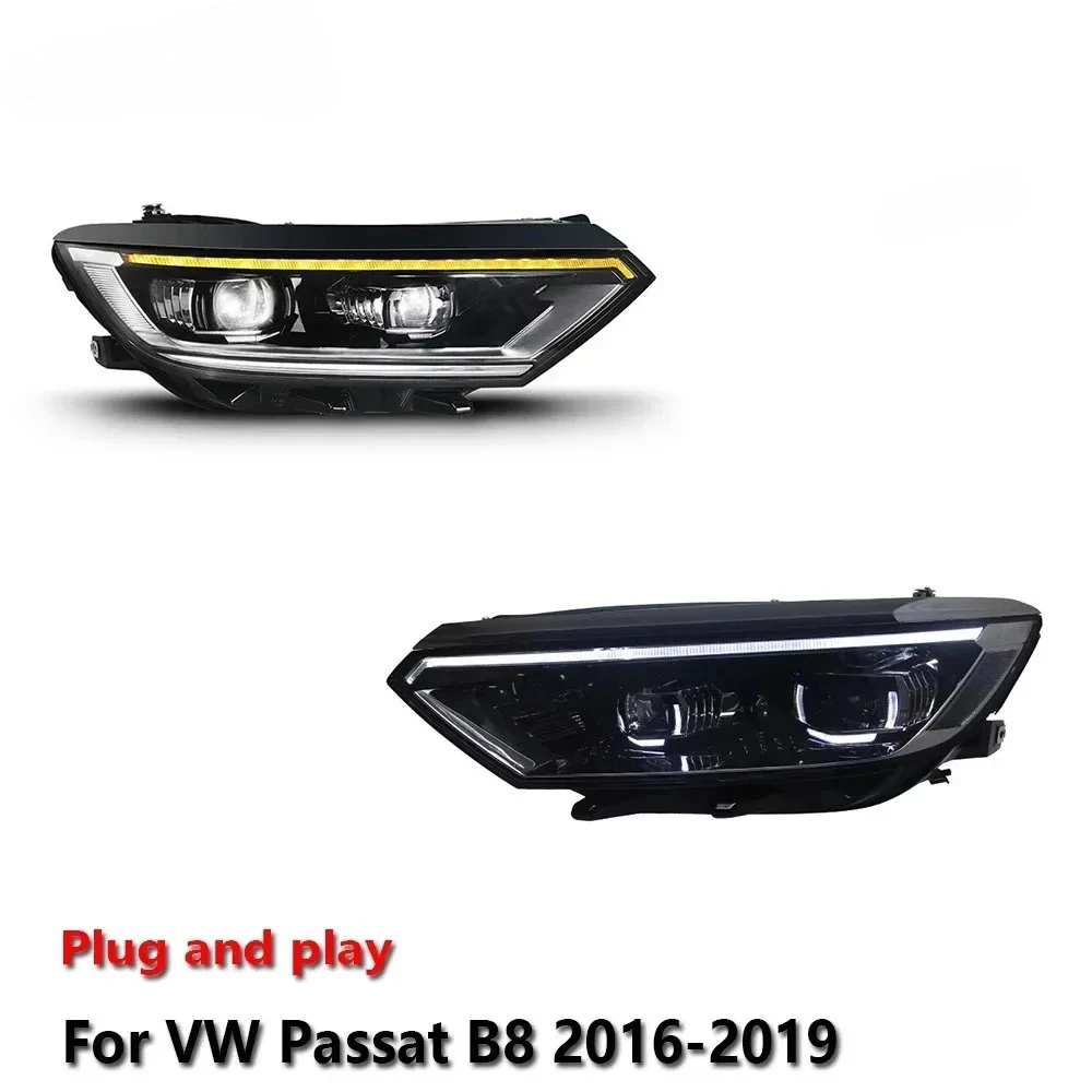 

Car LED Upgrade Headlight Accessories For VW Passat B8 2016-2019 DRL Brake Turn Signal Lamp Plug and Play