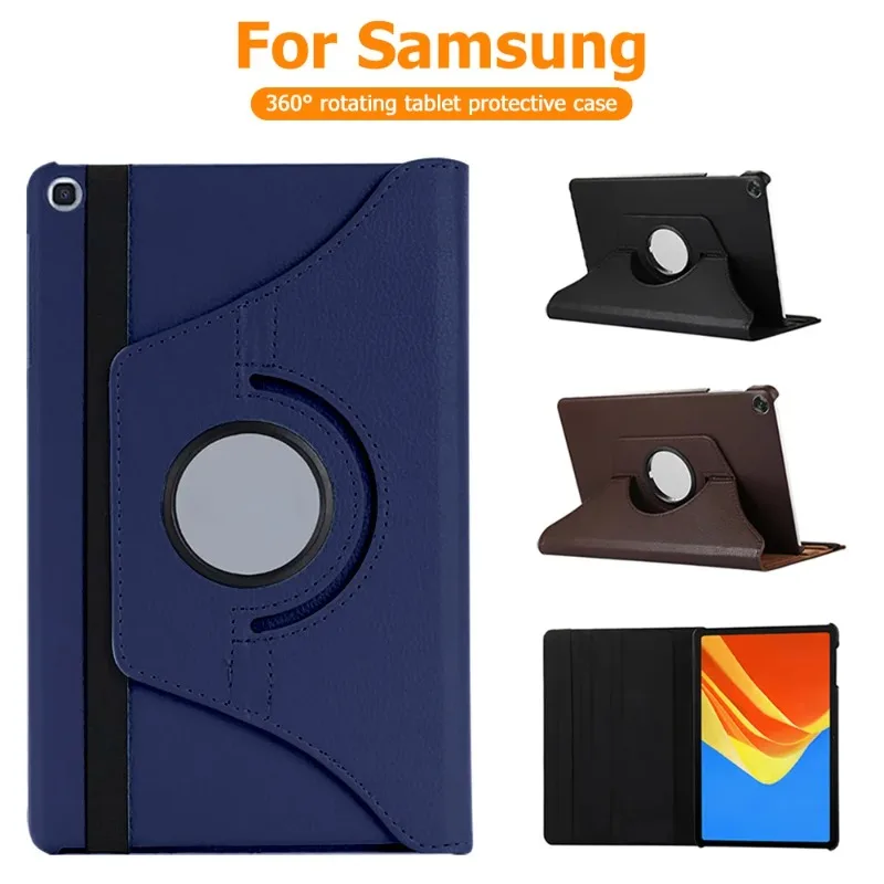 

Чехол для Samsung Galaxy Tab A9 8,7 дюйма A9 Plus 11 дюймов S6 Lite 10,4 дюйма A8 10,5 дюймов SM-x200 x205 x207 с вращающейся откидной подставкой на 360 градусов, чехол для планшета